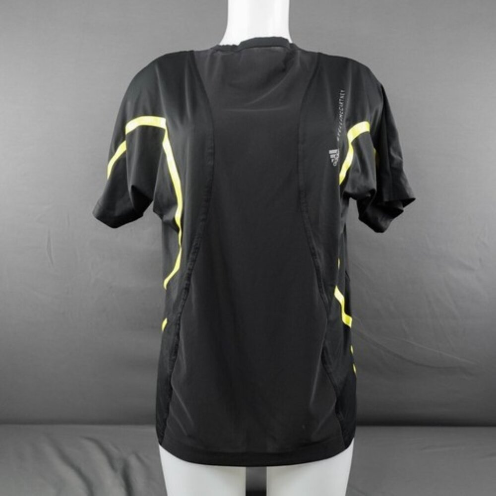 Adidas x Stella McCartney Medium Black Loose Mesh Panel Shirt